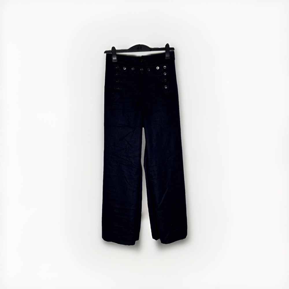 Vietnam Era US Navy Wool Crackerjack Pants 31R 13 Button Sailor Named